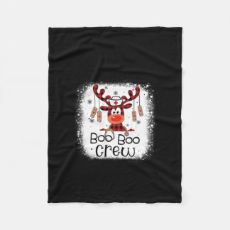 Nurse Gift Boo Boo Crew Fleece Blanket