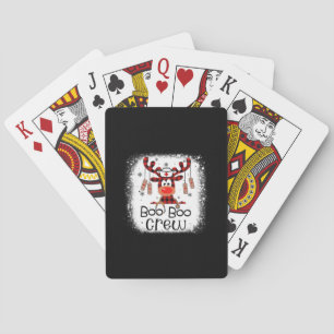 Nurse Gift Boo Boo Crew Playing Cards