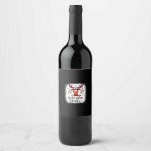 Nurse Gift Boo Boo Crew Wine Label