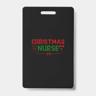 Nurse Gift Christmas Nurse ID Badge