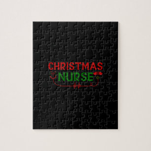 Nurse Gift Christmas Nurse Jigsaw Puzzle