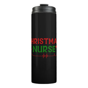 Nurse Gift Christmas Nurse Thermal Tumbler