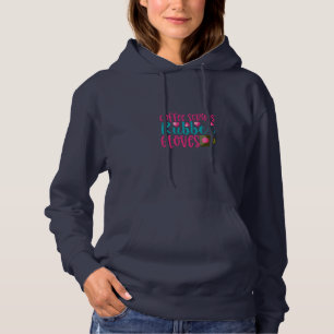 Nurse Gift Coffee Scrubs Rubber Gloves Hoodie