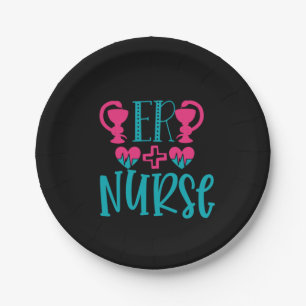 Nurse Gift Er Nurse Paper Plate