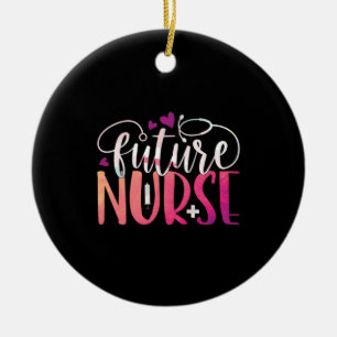 Nurse Gift Future Nurse Ceramic Ornament
