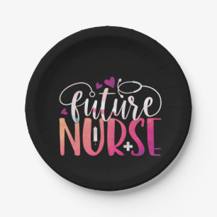 Nurse Gift Future Nurse Paper Plate