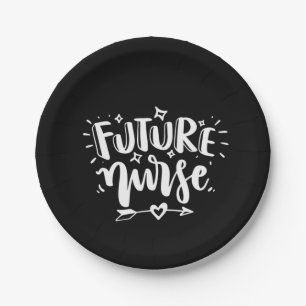 Nurse Gift Future Nurse Paper Plate