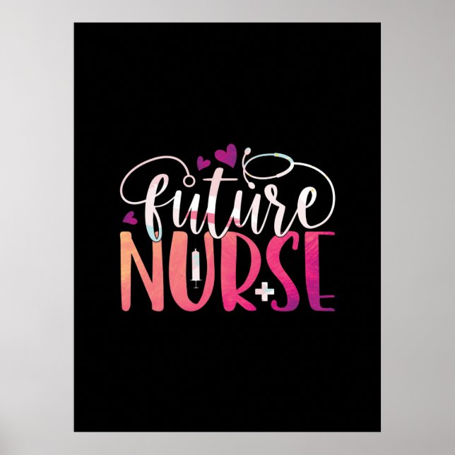 Nurse Gift | Future Nurse Poster (Front)