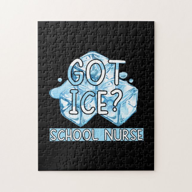 Nurse Gift | Got Ice School Nurse Jigsaw Puzzle (Vertical)