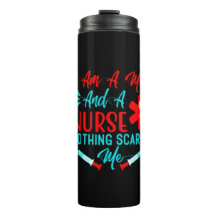 Nurse Gift I Am A Mum And A Nurse Thermal Tumbler