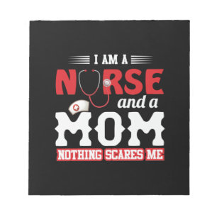 Nurse Gift I Am A Nurse And A Mum Notepad