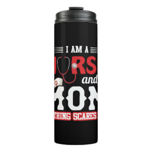 Nurse Gift I Am A Nurse And A Mum Thermal Tumbler