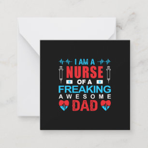Nurse Gift I Am A Nurse Of A Freaking Card