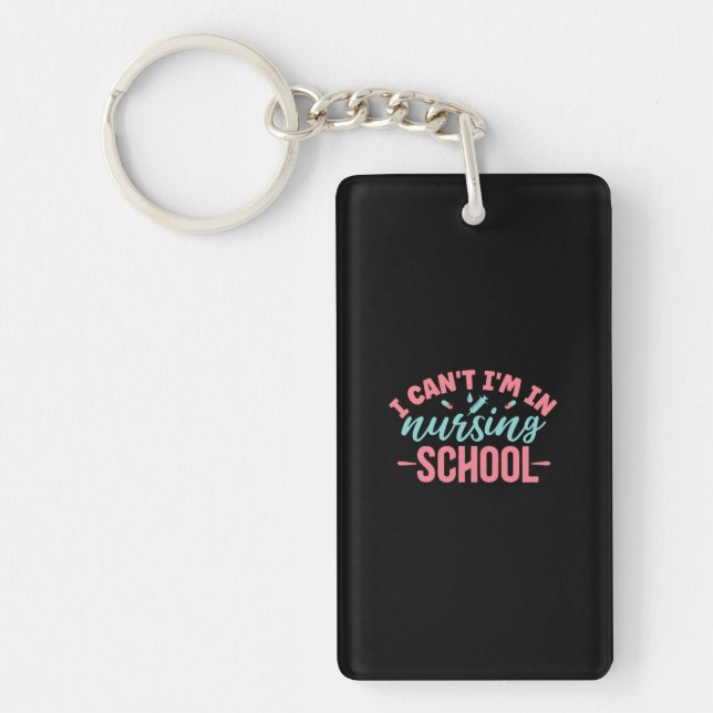 Nurse Gift | I Am In Nursing School Key Ring (Front)