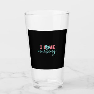 Nurse Gift   I Love Nursing Glass