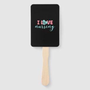 Nurse Gift   I Love Nursing Hand Fan