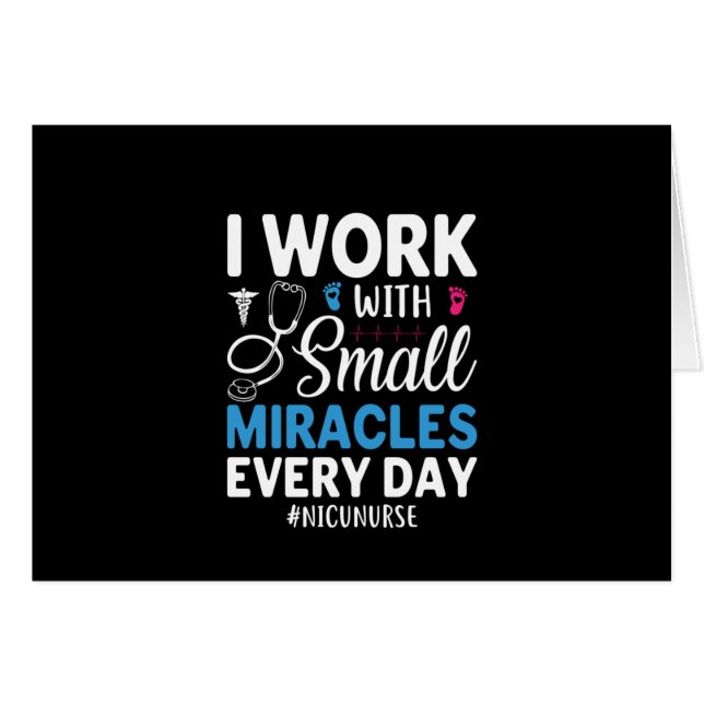 Nurse Gift I Work With Small (Front Horizontal)
