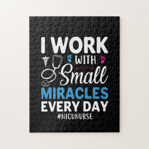 Nurse Gift I Work With Small Jigsaw Puzzle