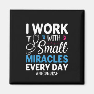 Nurse Gift I Work With Small Magnet