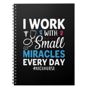 Nurse Gift I Work With Small Notebook