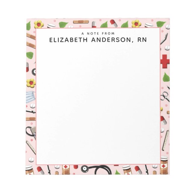 Nurse Gift Ideas Notepad (Front)