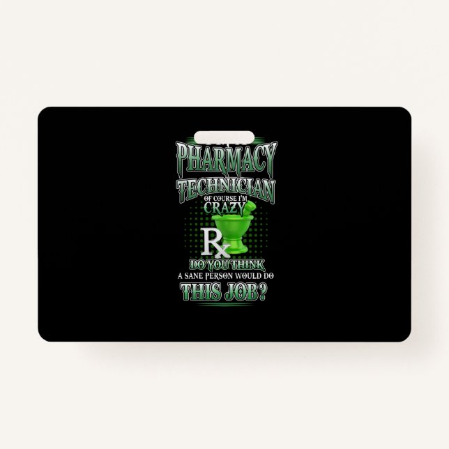 Nurse Gift | I'm A Pharmacy Technician ID Badge (Front)