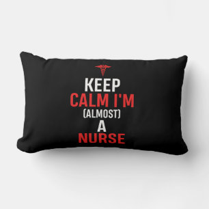 Nurse Gift   Keep Calm I Am A Nurse Lumbar Cushion
