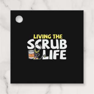 Nurse Gift   Living The Scrub Life Favour Tags