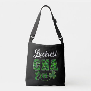 Nurse Gift   Luckiest CNA Ever Nurse Lover Crossbody Bag