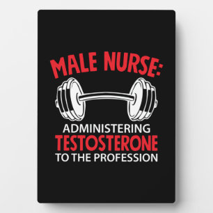 Nurse Gift Male Nurse Administrering Plaque