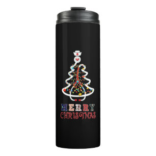 Nurse Gift Mery Christmas Thermal Tumbler