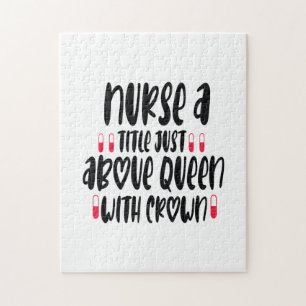 Nurse Gift Nurse A Title Just Above Jigsaw Puzzle
