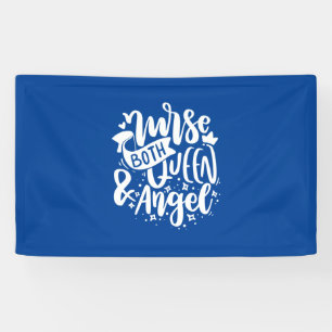 Nurse Gift   Nurse Both Queen And Angels Banner