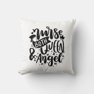 Nurse Gift Nurse Both Queen And Angels Cushion