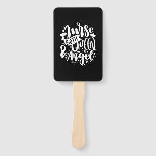 Nurse Gift Nurse Both Queen And Angels Hand Fan