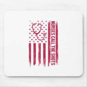 Nurse Gift Nurse Call The Shots Mouse Pad