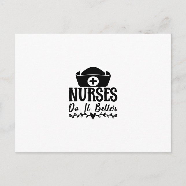 Nurse Gift Nurse Do It Better Postcard (Front)