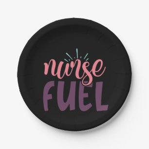 Nurse Gift Nurse Fuel Paper Plate