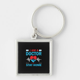 Nurse Gift   Nurse I Can Not Stay Home Key Ring