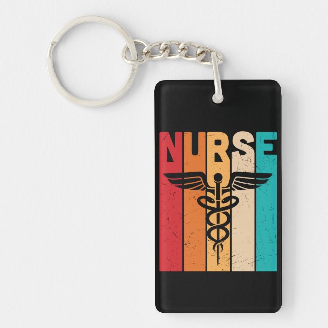 Nurse Gift Nurse Key Ring (Front)
