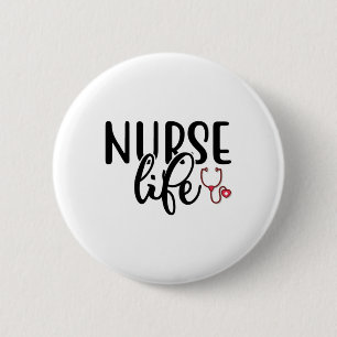 Nurse Gift Nurse Life 6 Cm Round Badge
