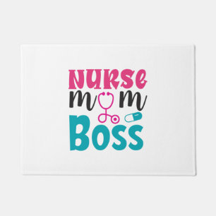 Nurse Gift Nurse Mum Boss Doormat