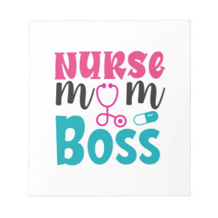 Nurse Gift Nurse Mum Boss Notepad