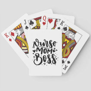 Nurse Gift Nurse Mum Boss Playing Cards
