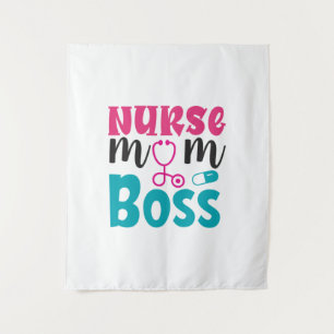 Nurse Gift Nurse Mum Boss Tapestry