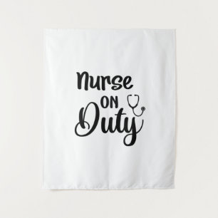 Nurse Gift Nurse On Duty Tapestry