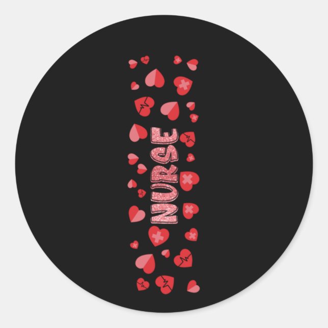 Nurse Gift Nurse Pen Wrap Bundle Classic Round Sticker (Front)