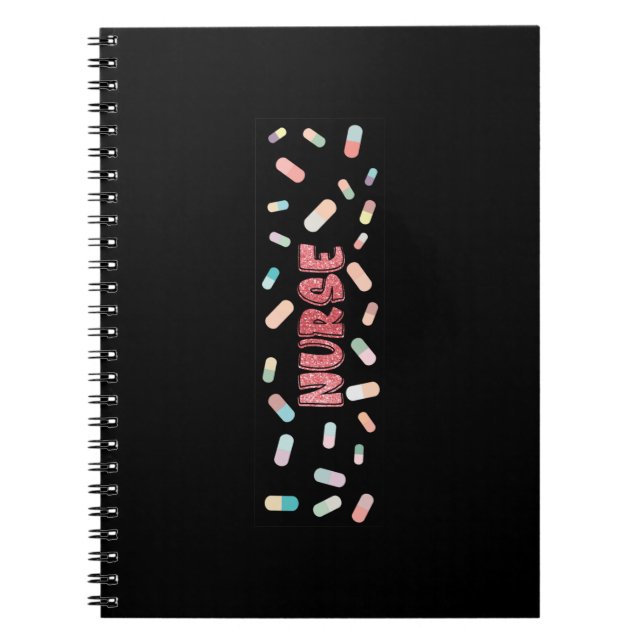 Nurse Gift Nurse Pen Wrap Bundle Notebook (Front)