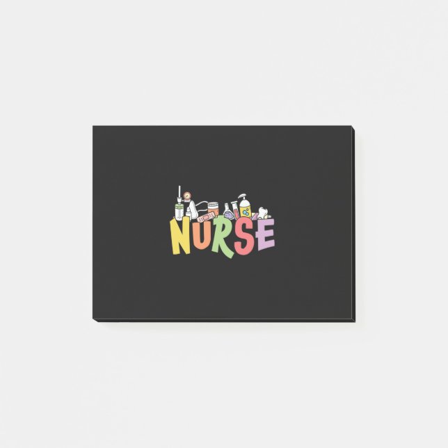Nurse Gift | Nurse Room Decor Post-it Notes (Front)