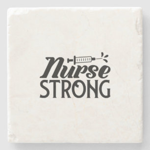 Nurse Gift Nurse Strong Stone Coaster